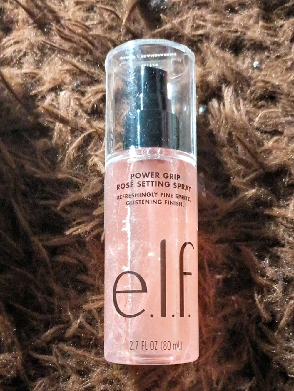 e.l.f. Power Grip Rose Setting Spray. Pink